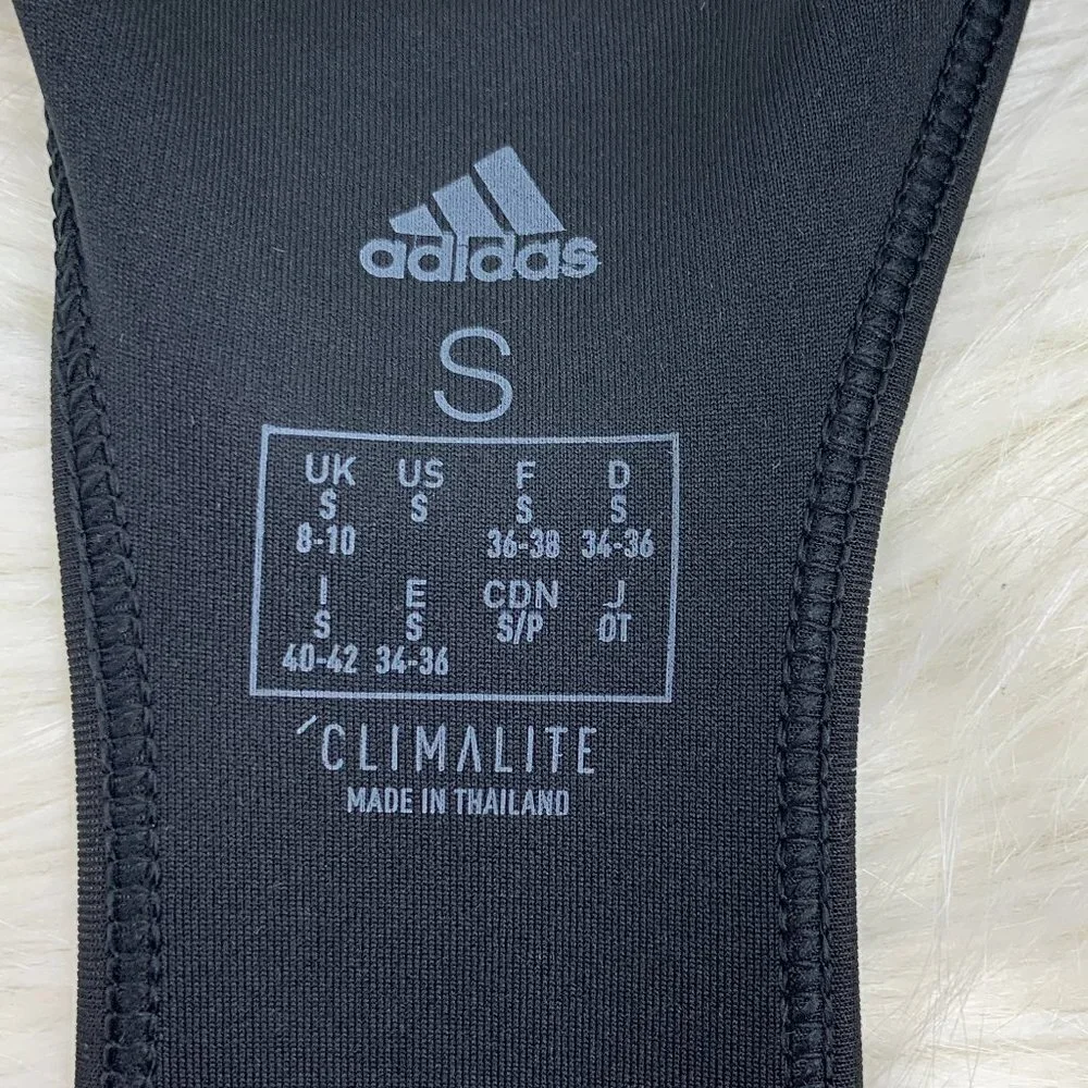 Adidas Logo Graphic Climalite Sports Bra Youth Size Small (8-10)